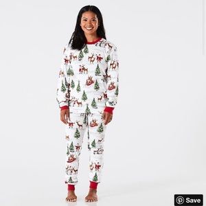 Adult Santa Pajama Set